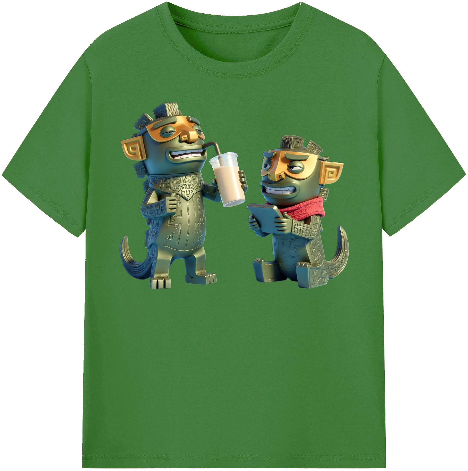 （画像用） Ne Zha 2 ナタ 魔童の大暴れ レディースカジュアルプリントTシャツ（綿100％）